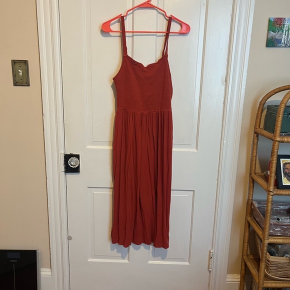 Old Navy Brown Midi Sundress for Casual Occasions - Picture 2 of 4